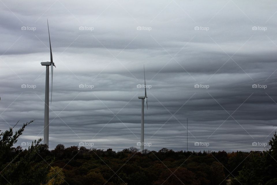 Wind Farm Waiting For the Fuel