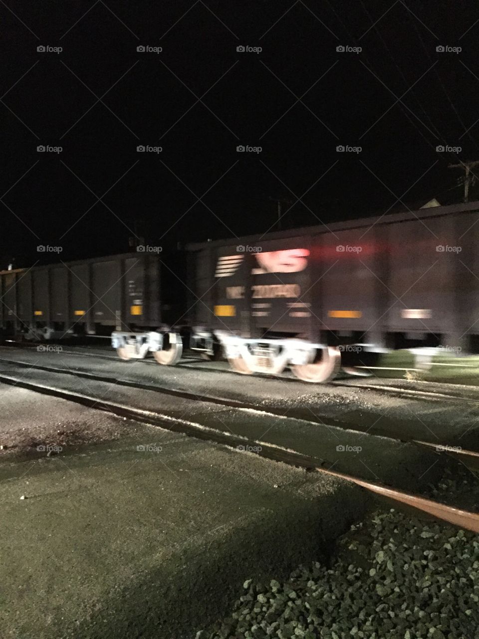 Nighttime train 