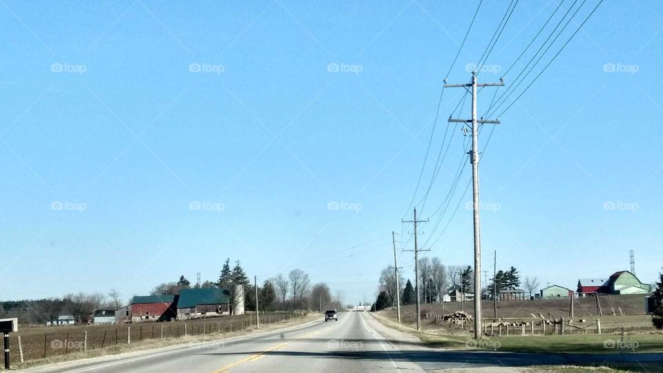 Transportation System, Road, Sky, No Person, Outdoors