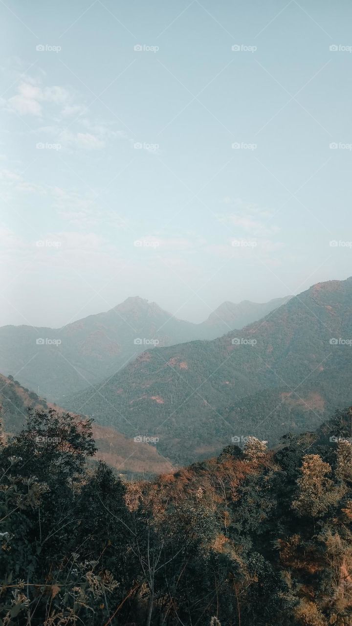 Beautiful landscape in kerala kottayam