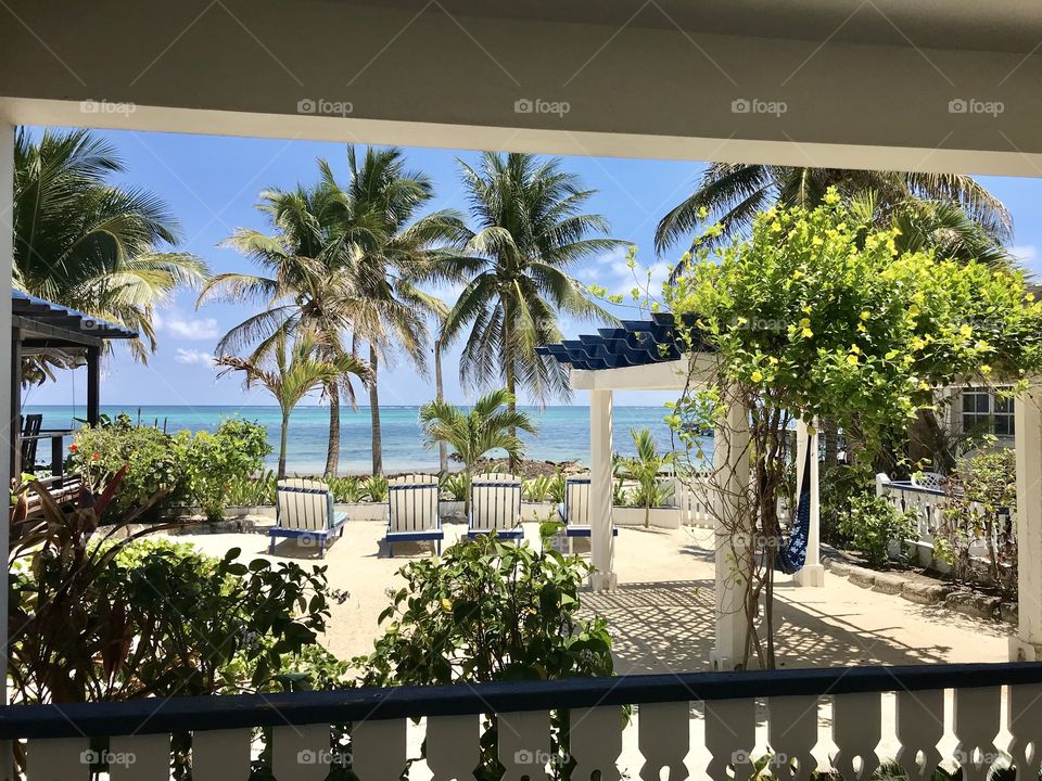 Ocean view in Belize
