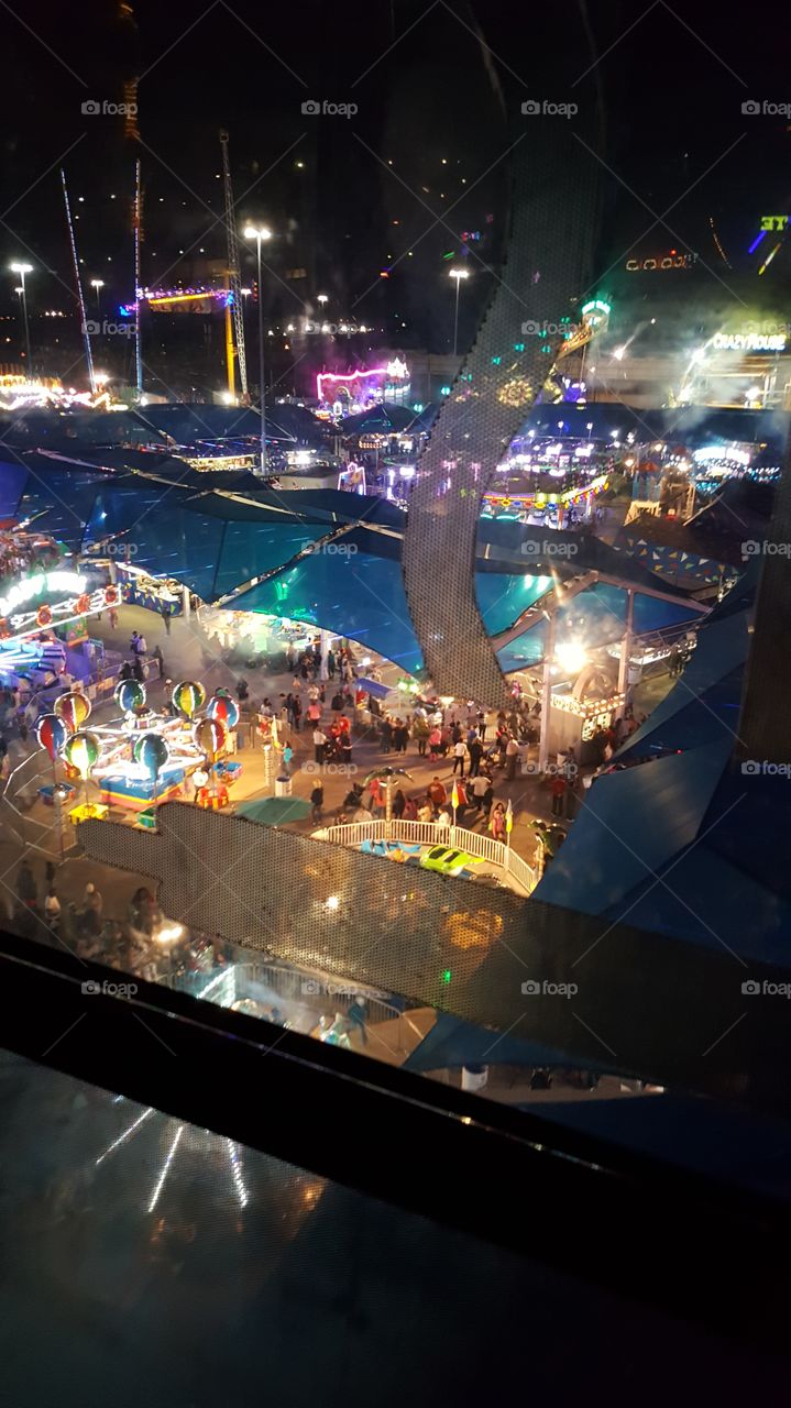 View from the Skyway at the State Fair of Texas