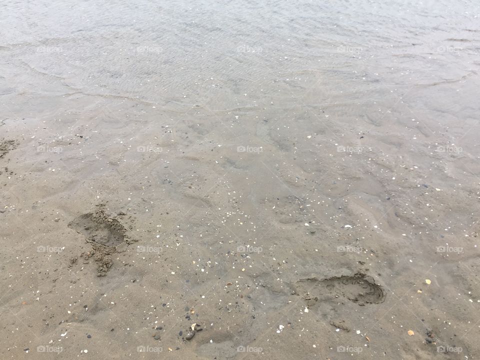 Sand imprints 