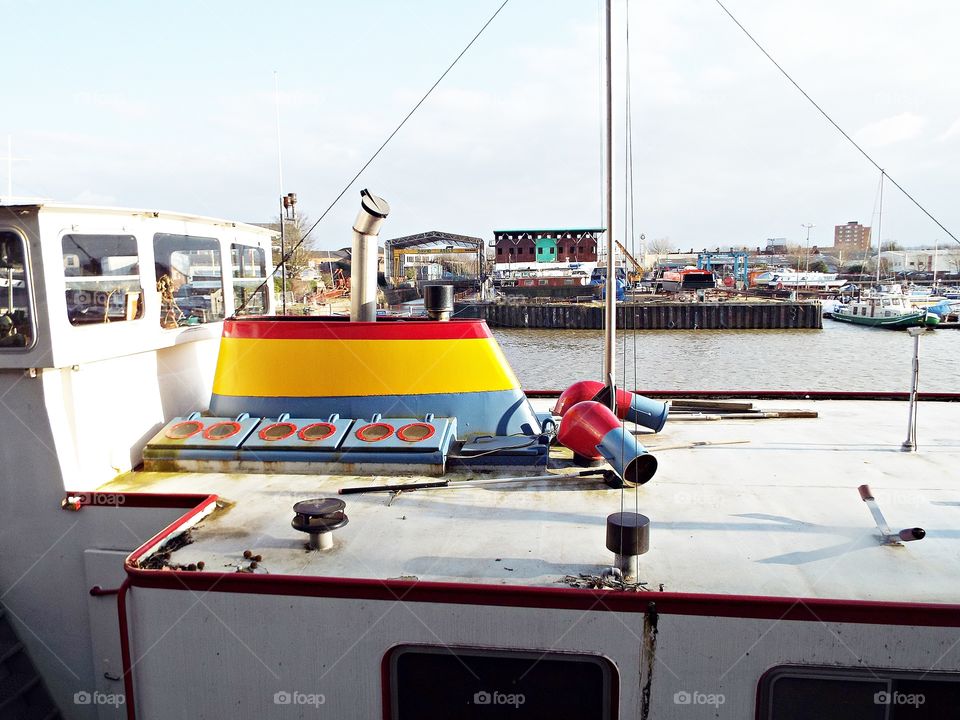 Boat on the harbour