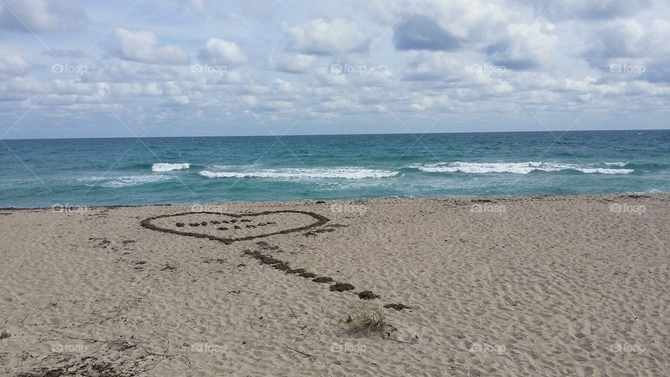 love written in the sand 