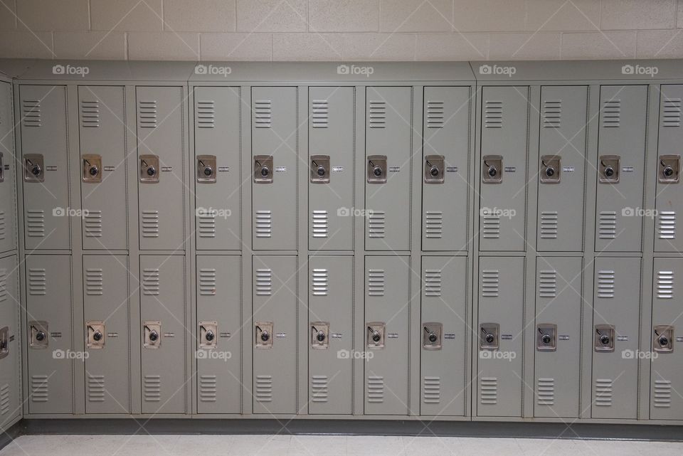 High school lockers