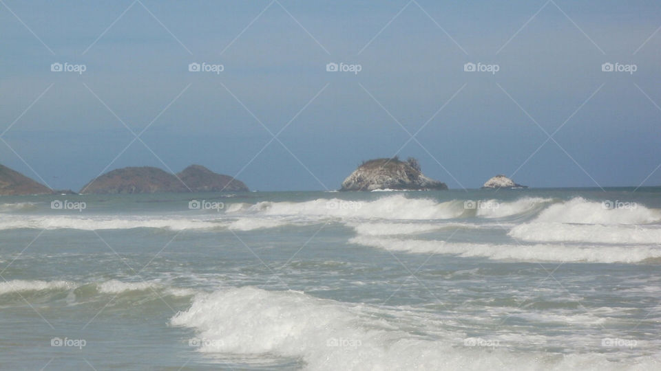 beach playa mar brasil by feche_103
