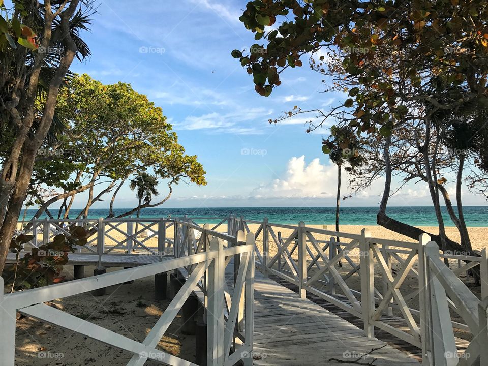 View of bridge near sea
