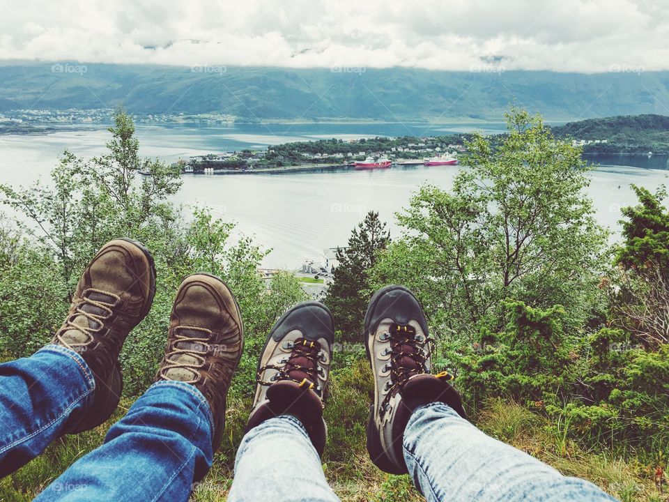 Hiking boots in Norway 