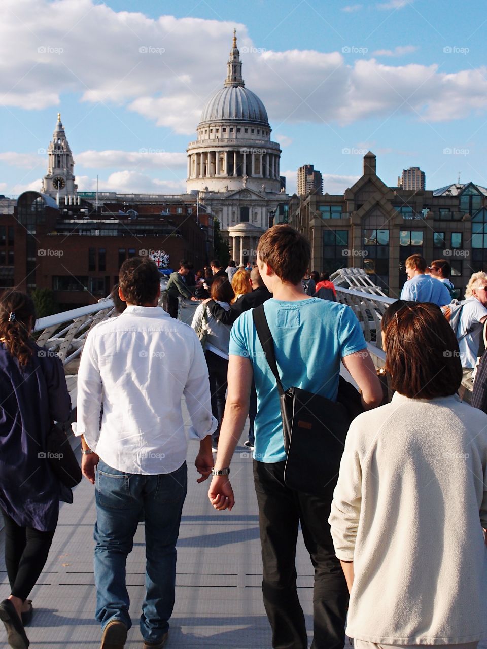 Summer vacation sightseeing in London 