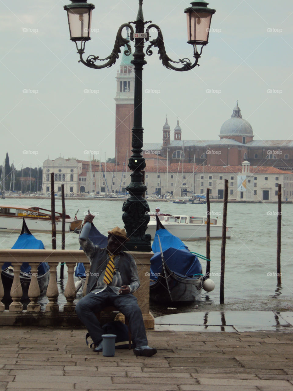 river man drink street lamp by tony__stark