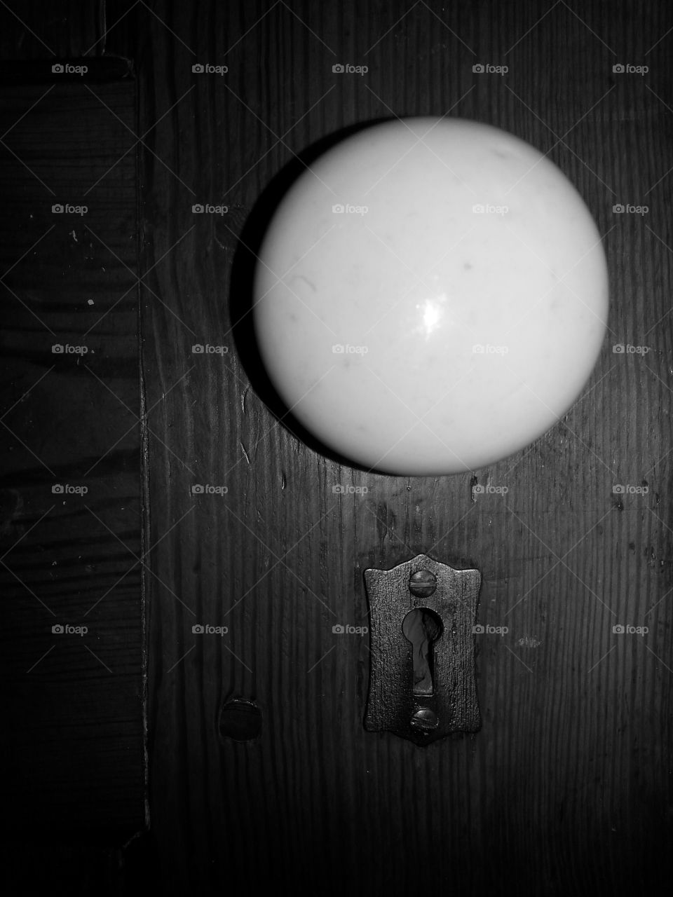 door knob & keyhole
