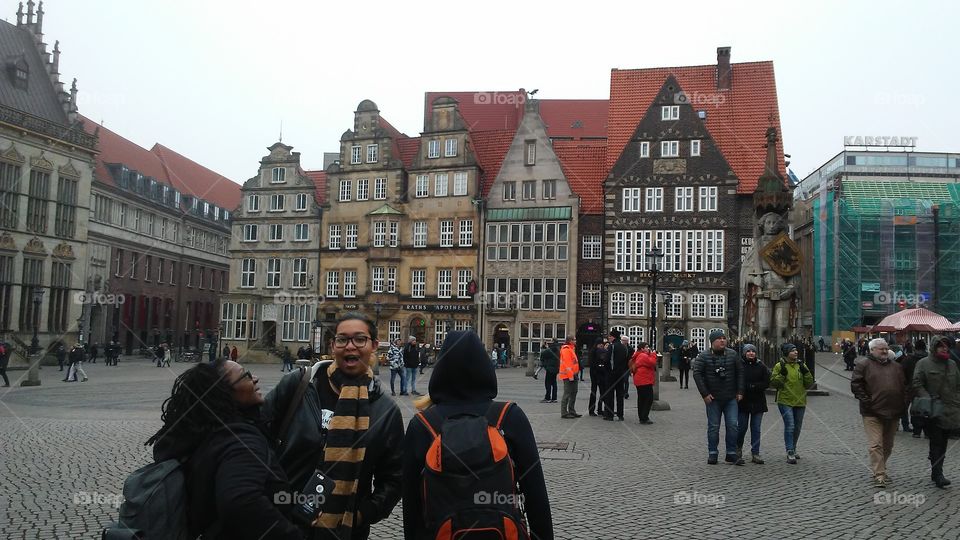 City, People, Street, Building, Architecture