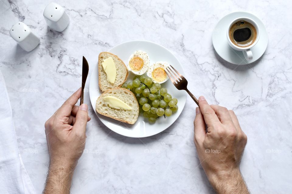 Breakfast on a plate 