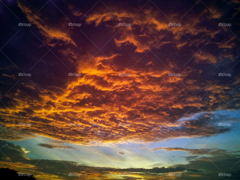 colourful clouds