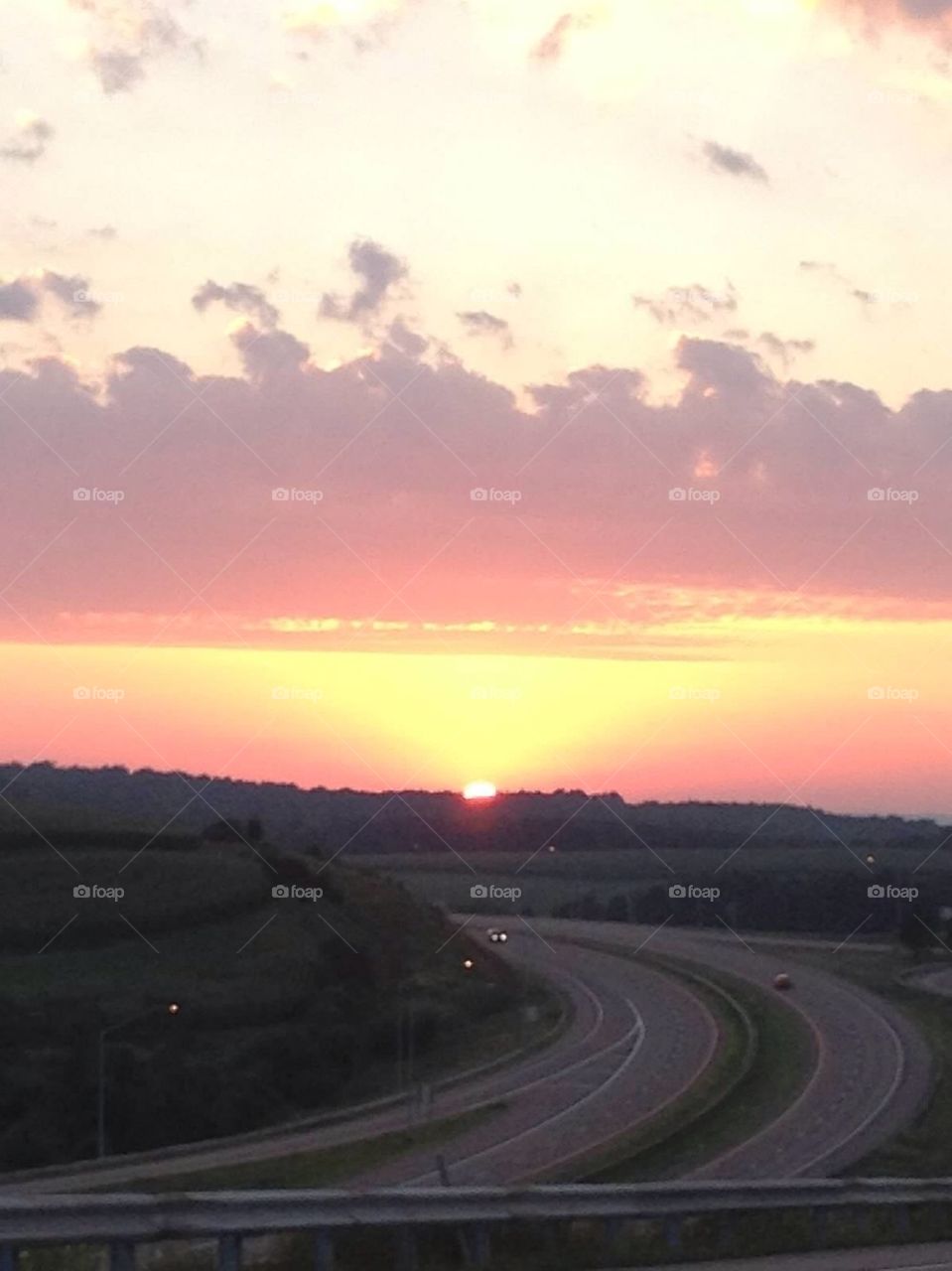 Freeway Sunset