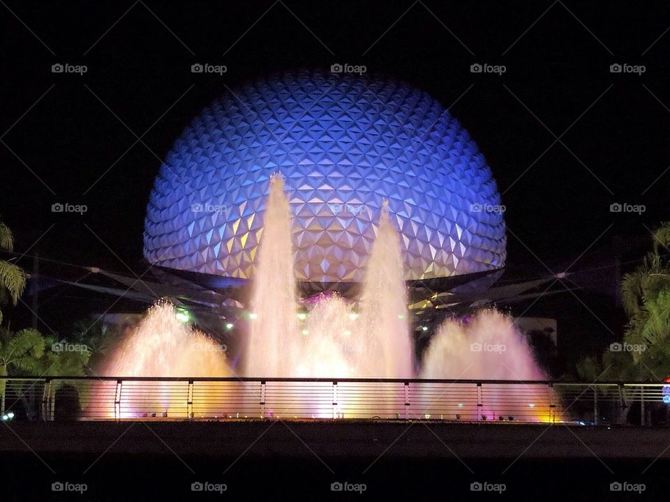 Epcot glows