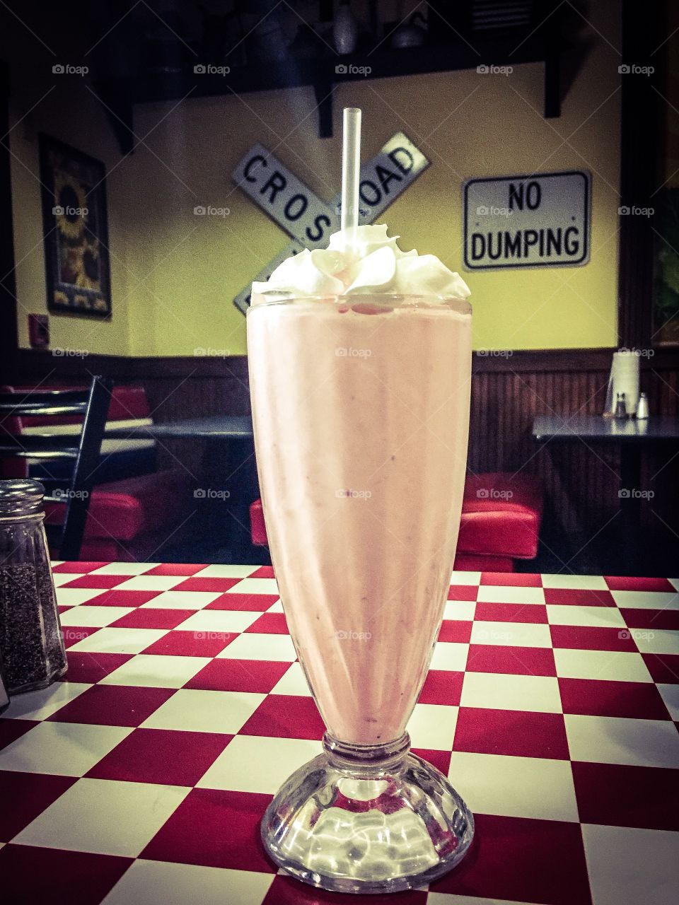 Strawberry milkshake