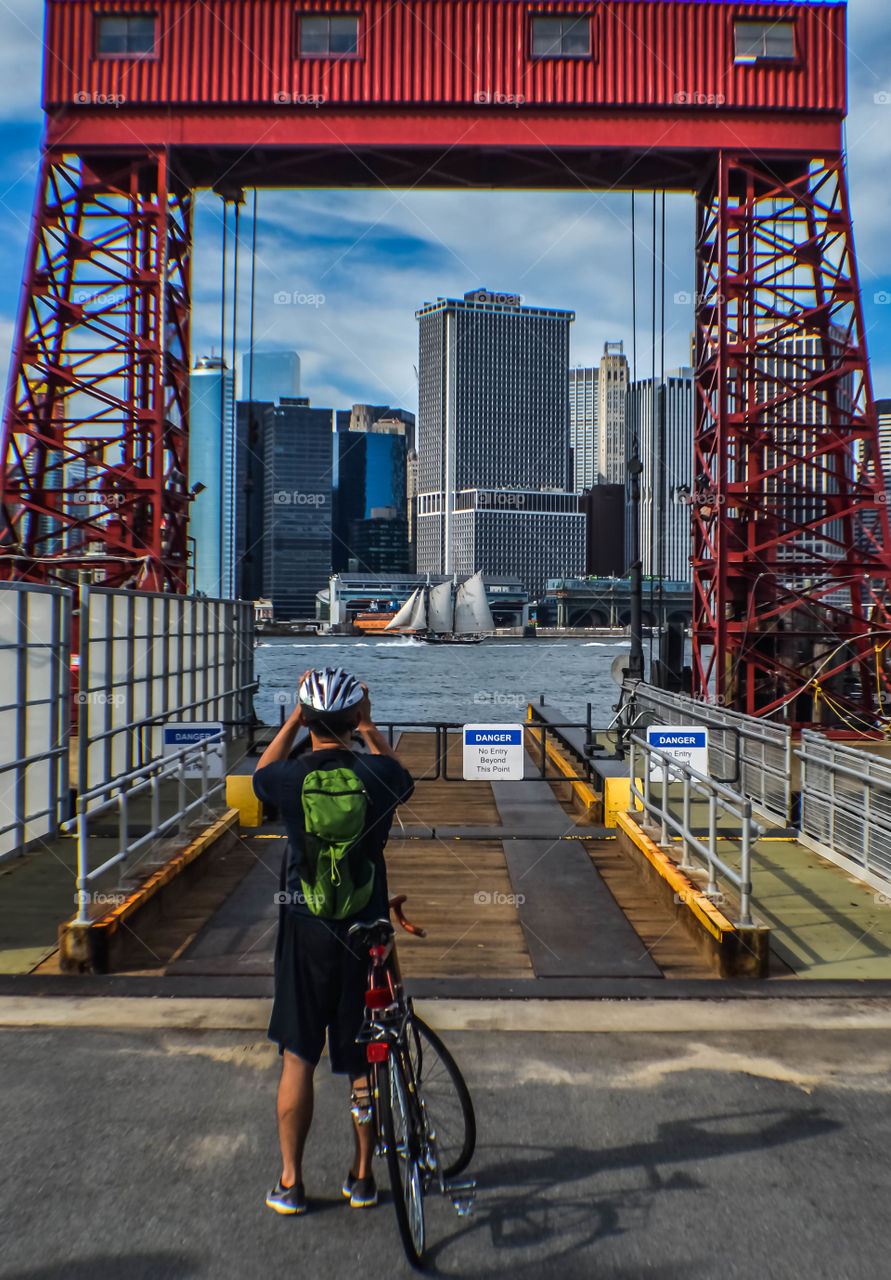Exploring NYC on bike.