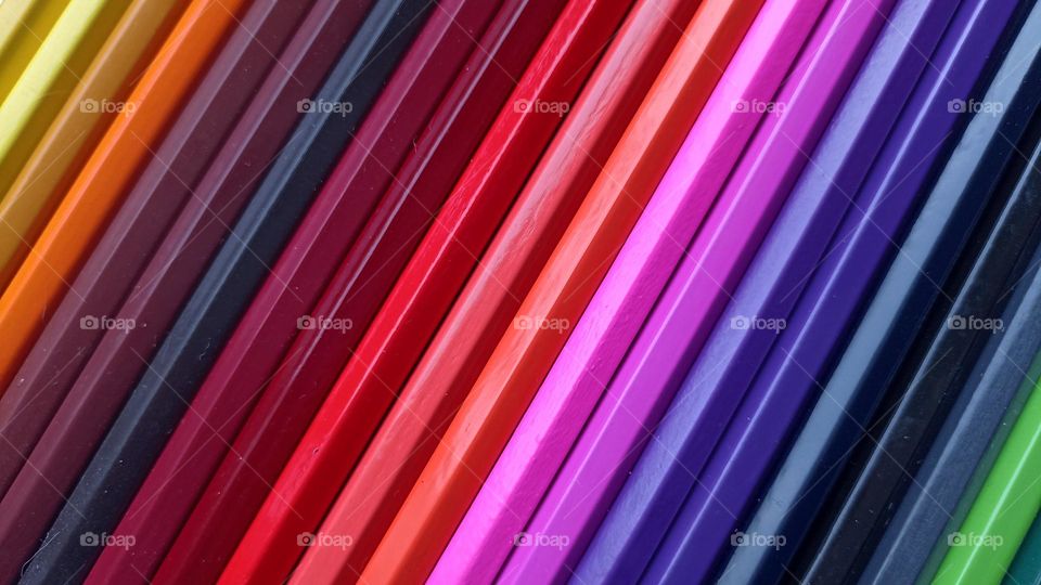 colours pencils color love