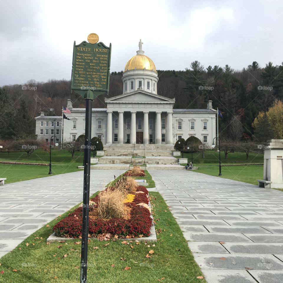 State House in Montpelier, Vermont 