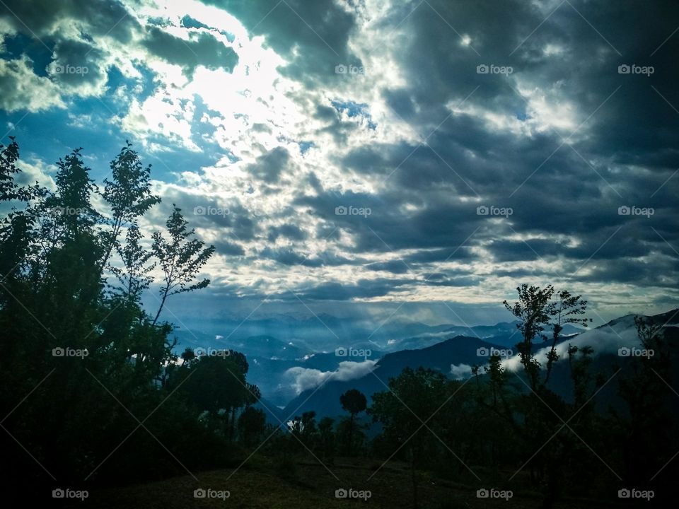 Beautiful sky and clouds