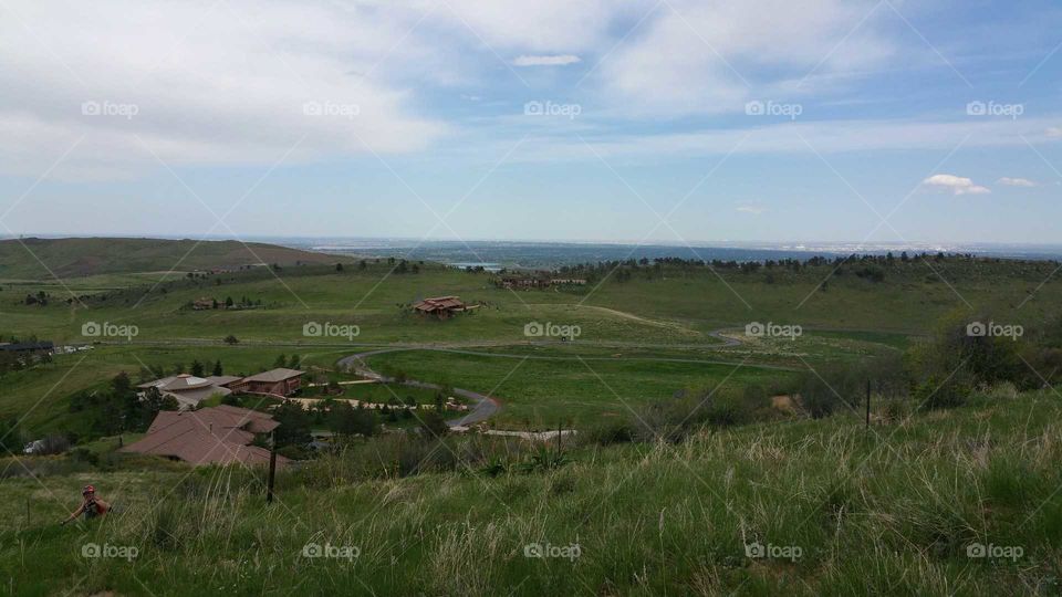 Beautiful view from hiking trail