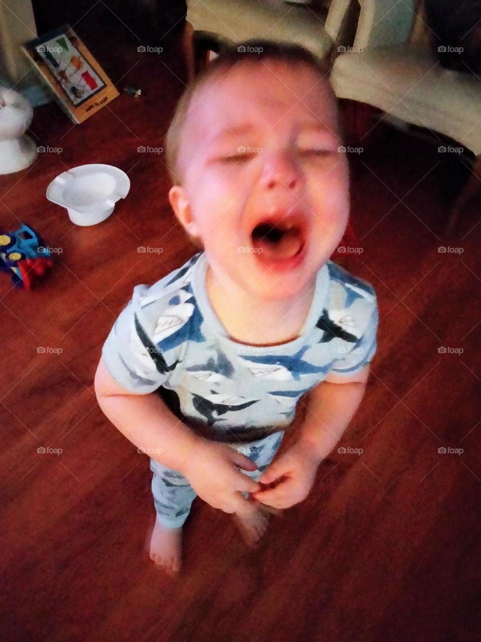 screaming crying toddler