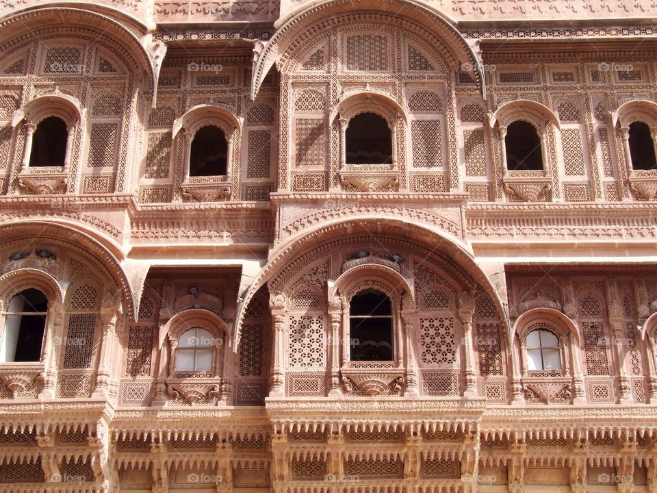 Palace. India. Udajpur city palace. Rajastan