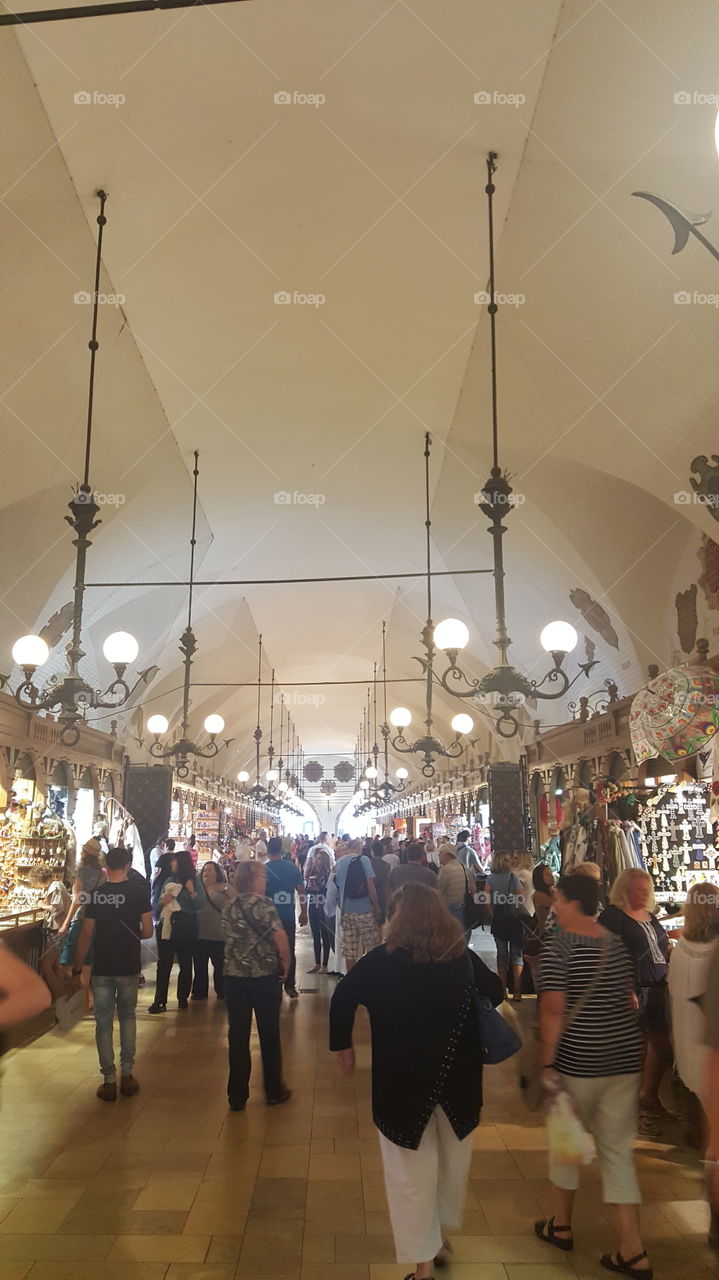 Market hall. Krakow, Poland 