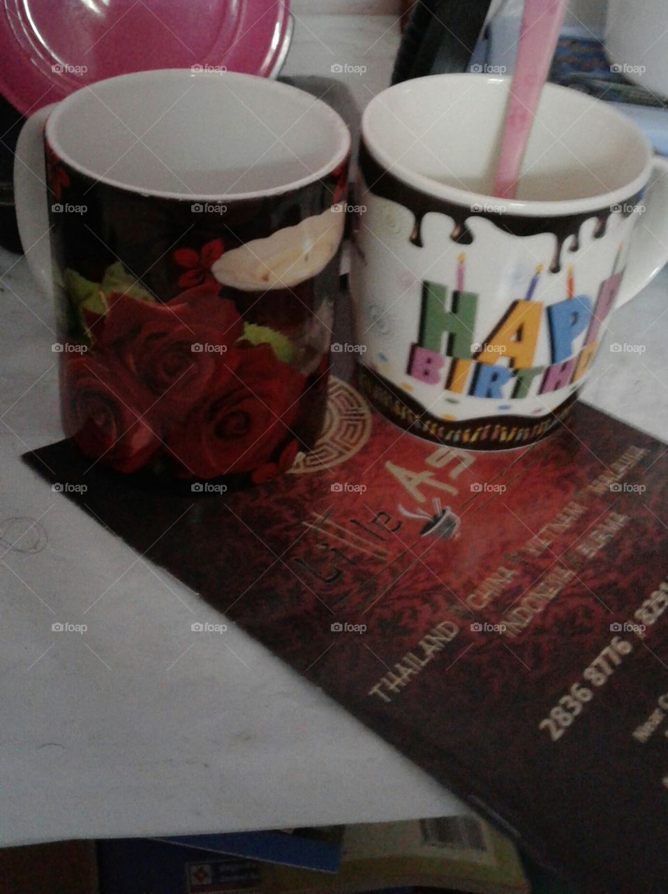 Tea cup, happy birthday  cup
