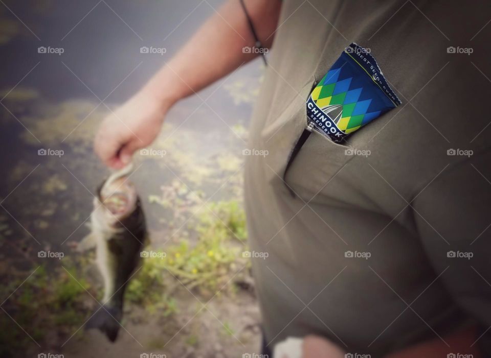 Chinook Sunflower Seeds on a fishing Vacation