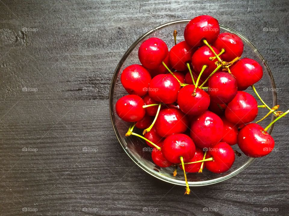 Food ingredients. Cherry