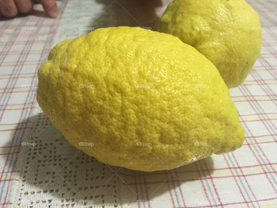 Natural grown lemon in Greece
