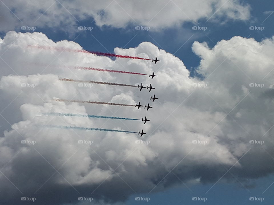 The red arrows from the United Kingdom made an appearance in my city Halifax NS yesterday.