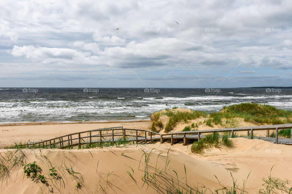 Tylösand beach outside Halmstad in Sweden.