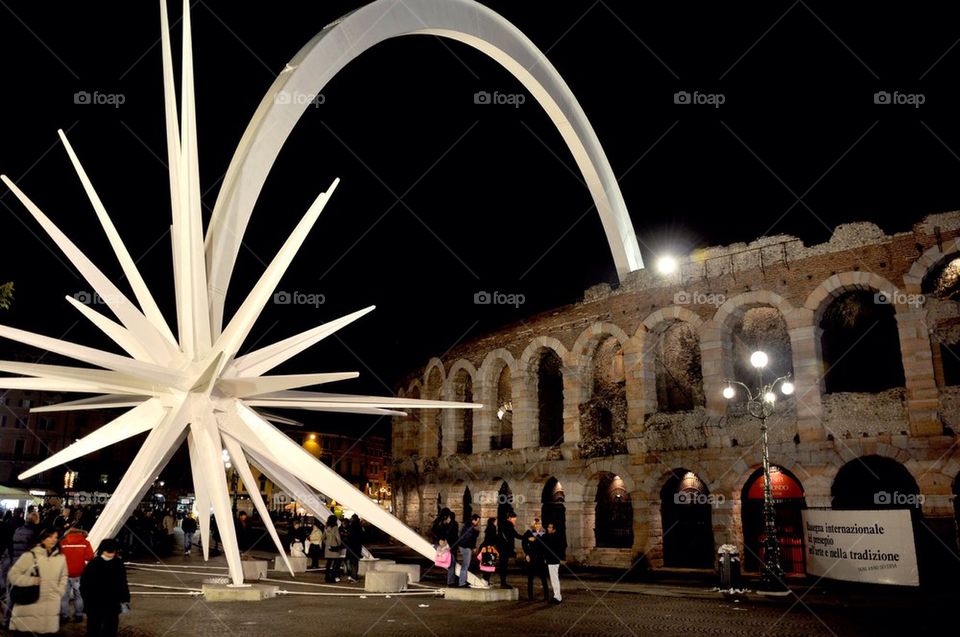 Verona arena ar christmas