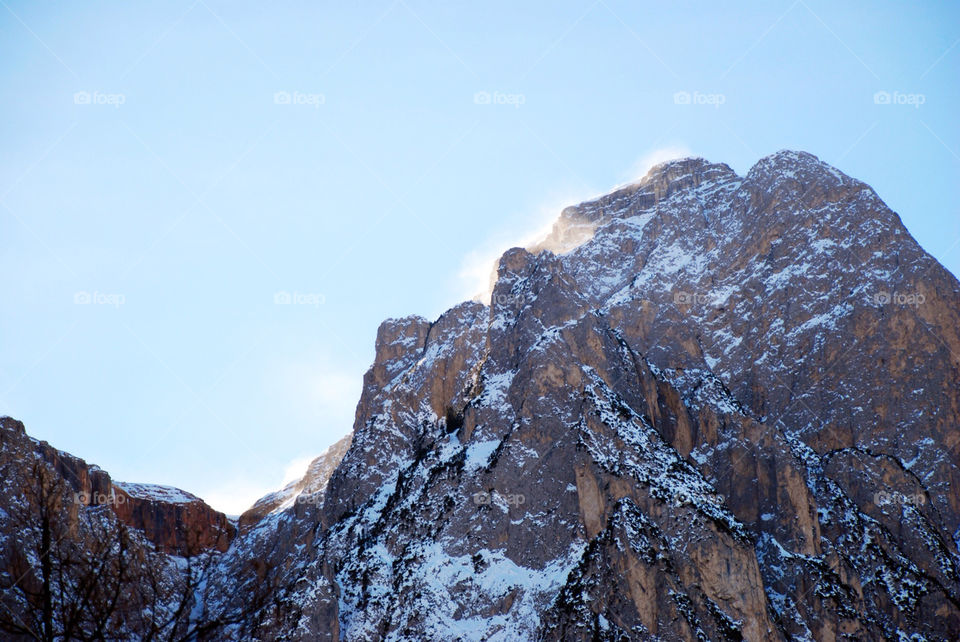 snow winter mountain wind by jbdc