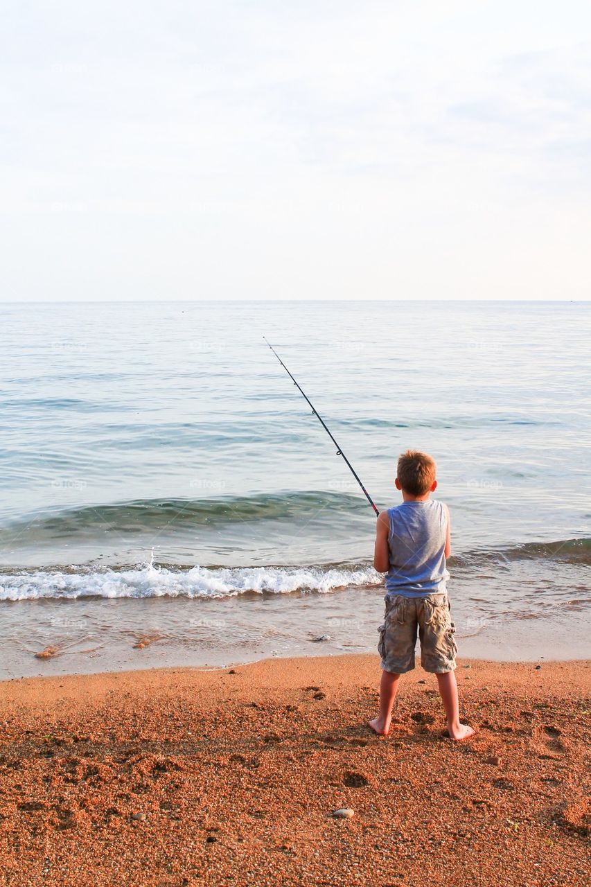 Beach fishing