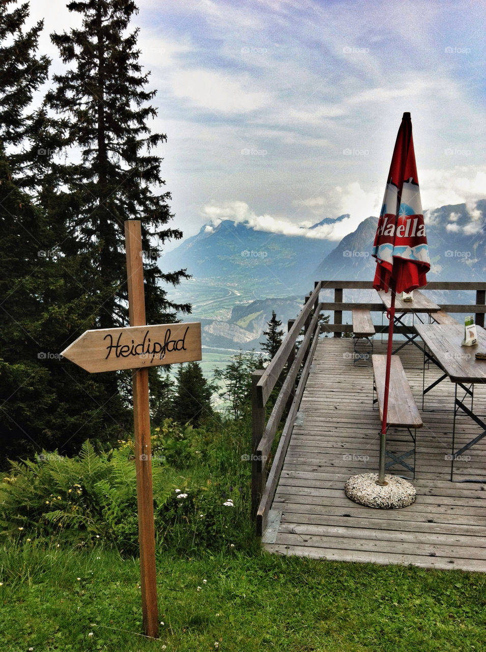 sign summer mountain sun by nivoa