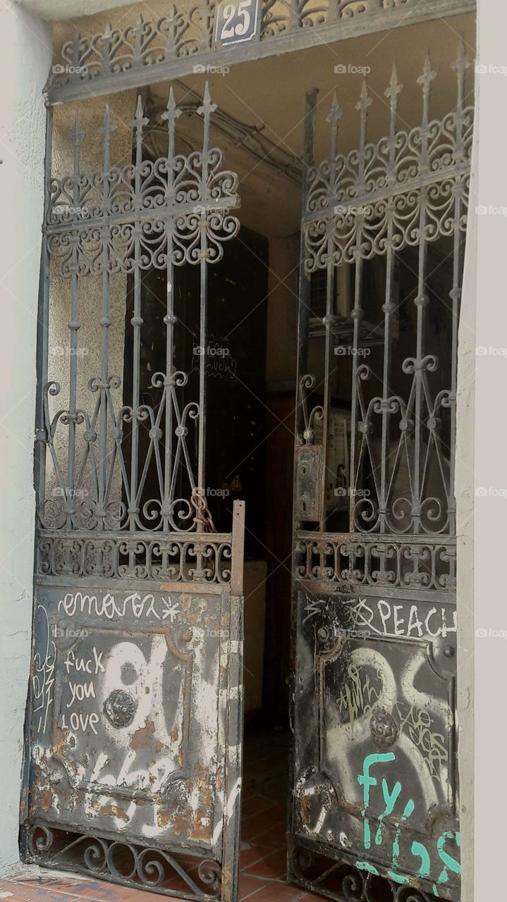 Old Belgrade door