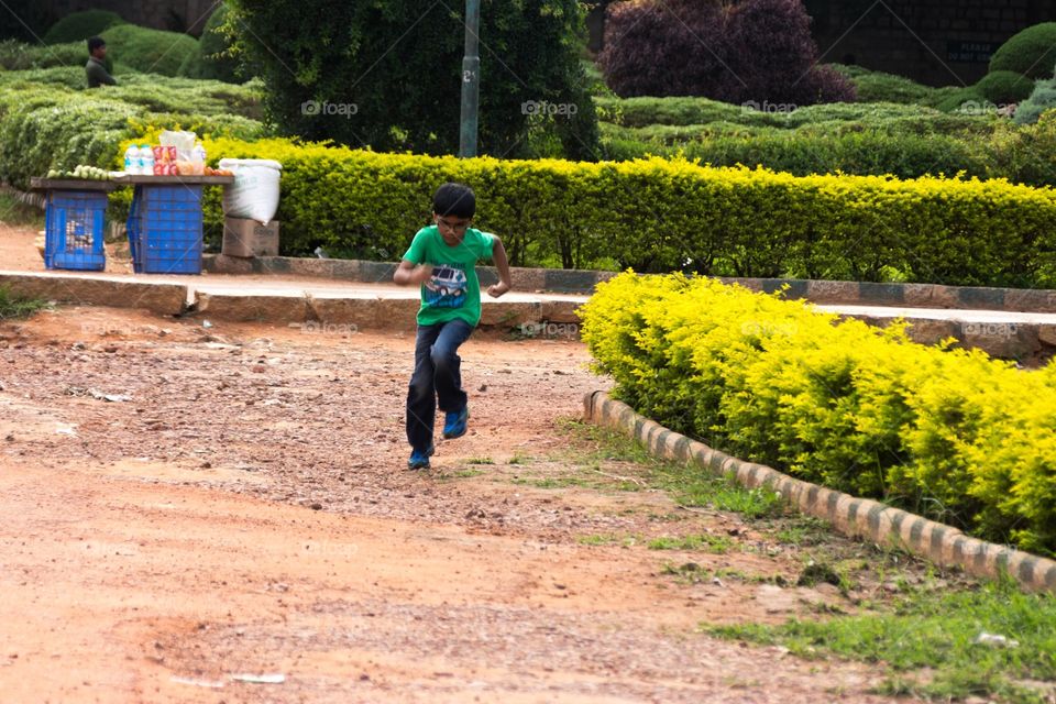 Love running. Running in a park