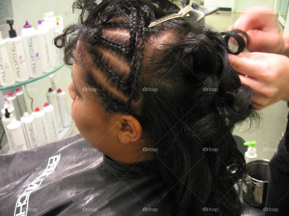 Day at the hair salon