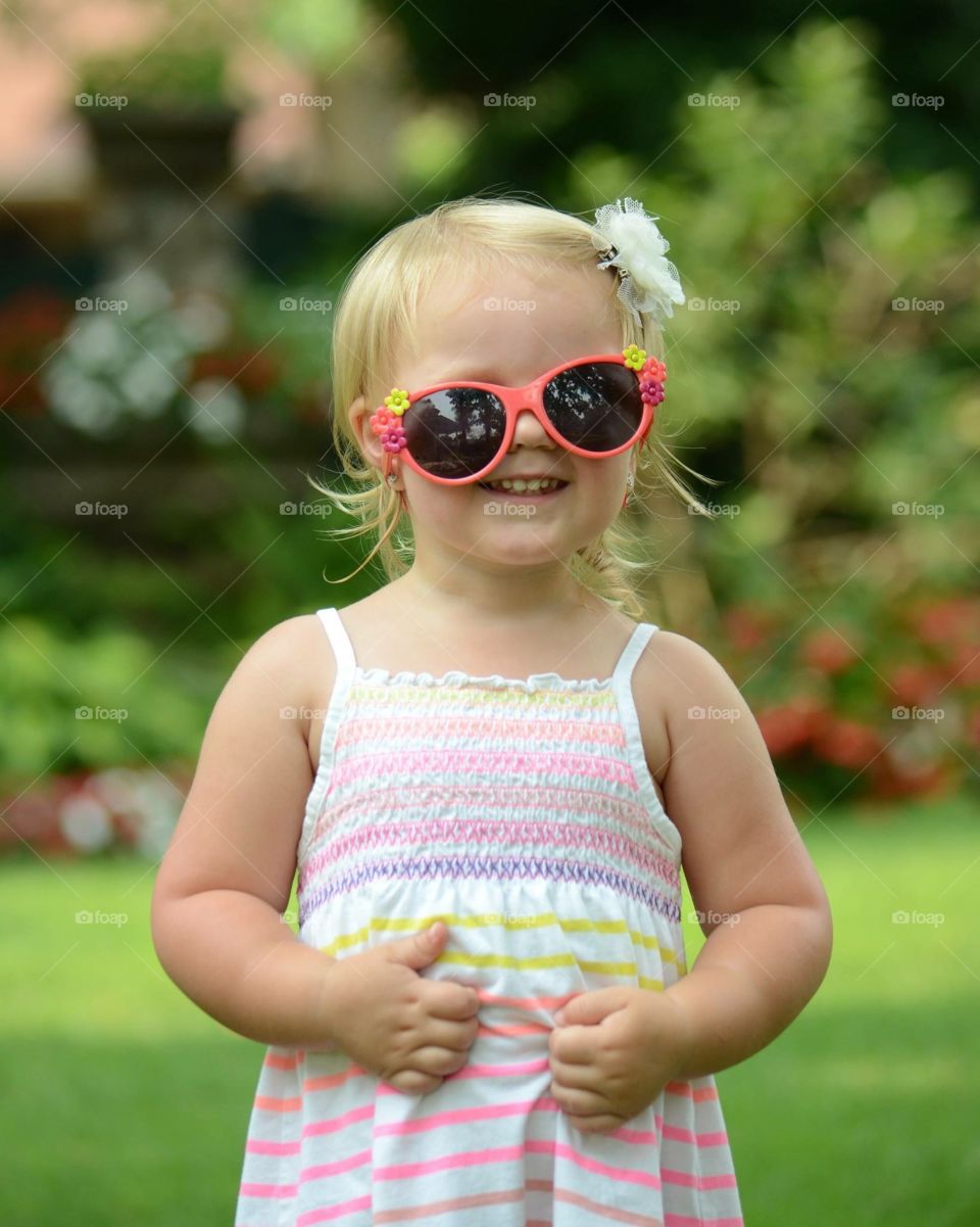 Summer, Sunglasses, Child, Fun, Cute
