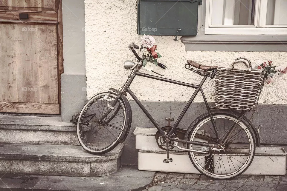 old bike, bicycle