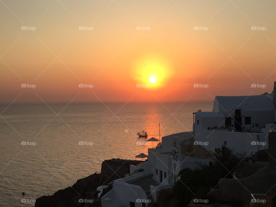 Santorini sunset 