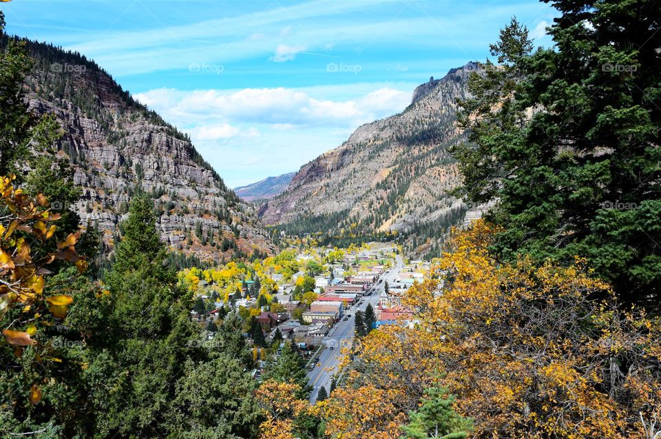 The town of Ouray located deep in Colorado's western slope is an exquisite town surrounded by beauty
