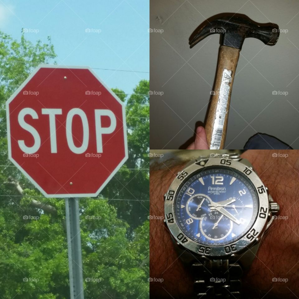 stop, hammer time! Song was in my head while out rolling errands one day, and this was the end result