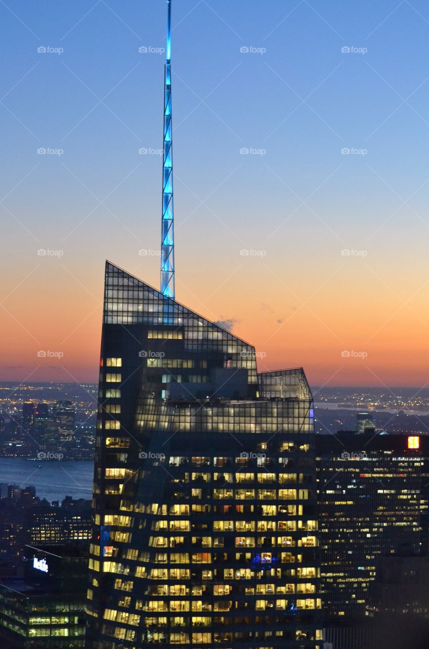 Bank of America Tower at Night