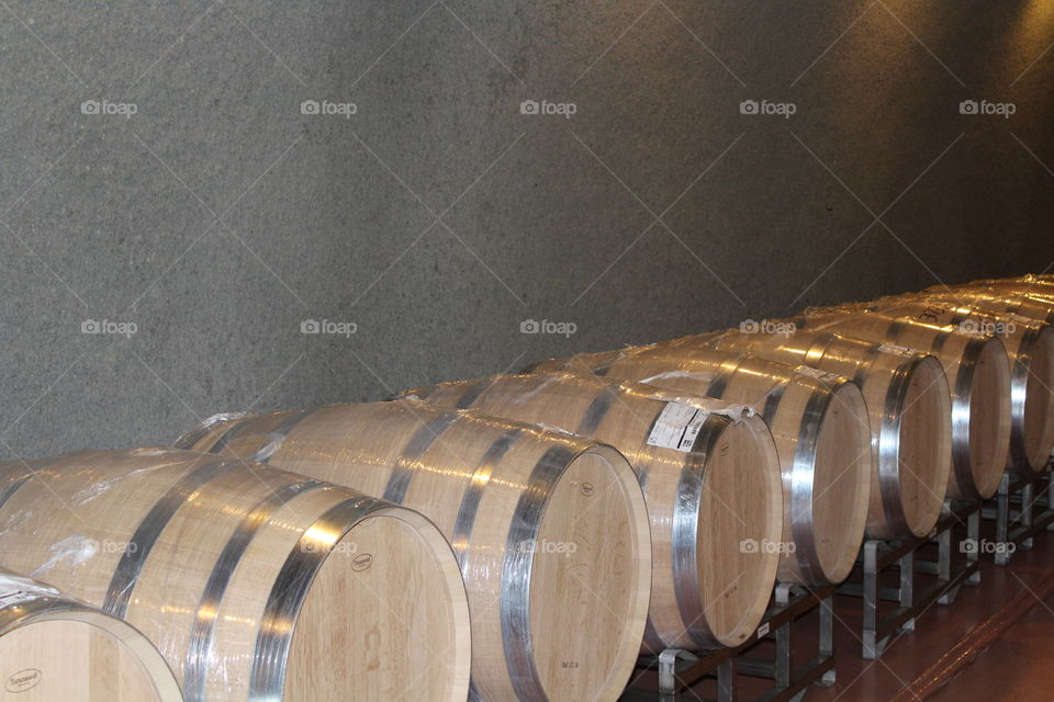 Wine barrels